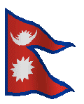 Le drapeau du Népal 
